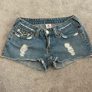 True Religion Jean shorts (runs small more like a 26)